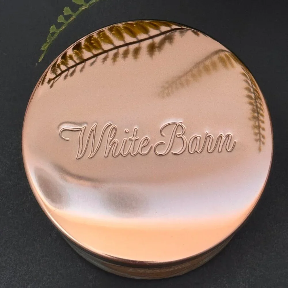 BBW Prosecco & Peaches White Barn Bath & Body Works 3 Wick Candle - Picture 8 of 10